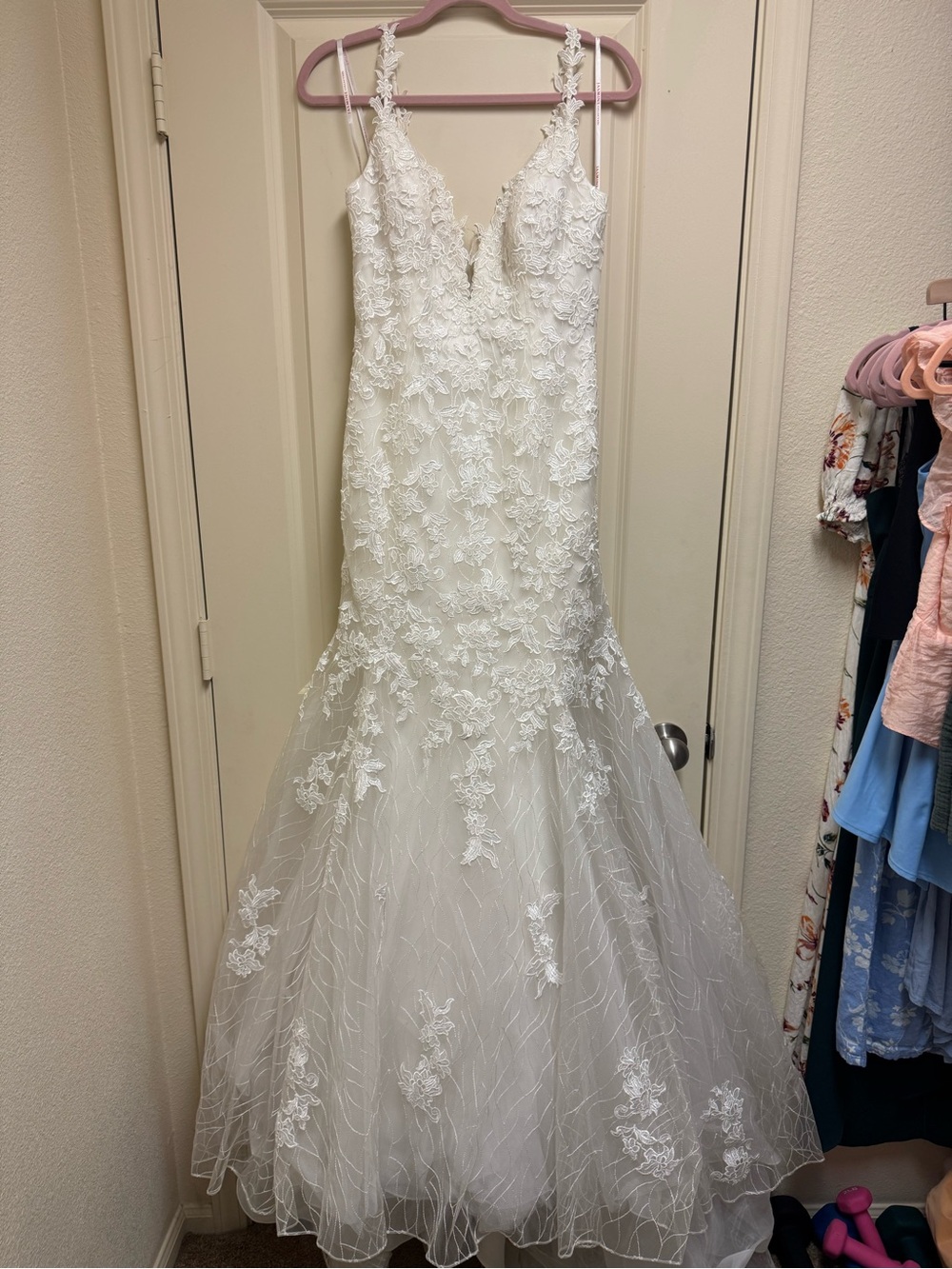 Jasmine Ivory Lace Mermaid Wedding Dress